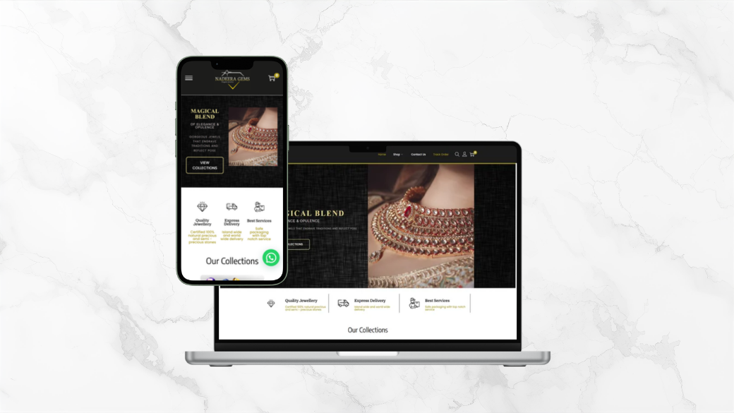 Nadeera Gems Homepage